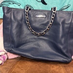 Michael Kors Navy Blue Harper Tote
